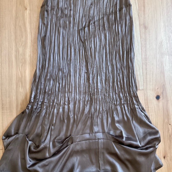 Babette Skirt/Blouse Set, Teal Blouse and Brown Skirt, Size Medium - Picture 12 of 12